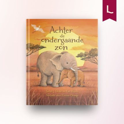 Achter de ondergaande zon
