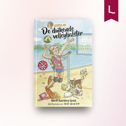 De duikende volleybalster