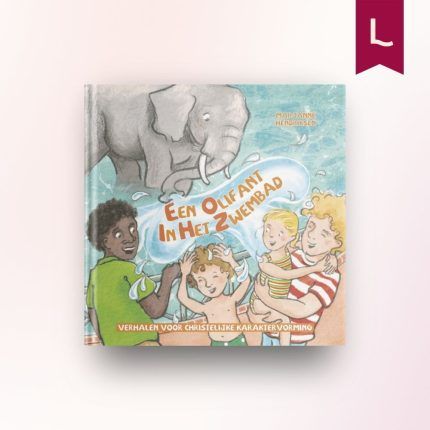 Een olifant in het zwembad