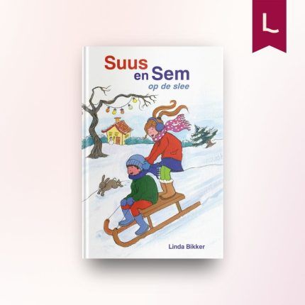 Suus en Sem op de slee